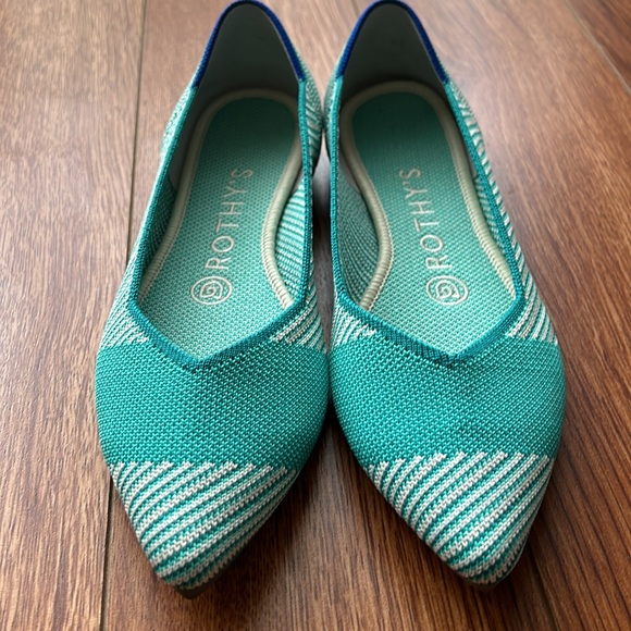 Rothy’s The Point Calypso Teal 6.5 EUC - Picture 5 of 10